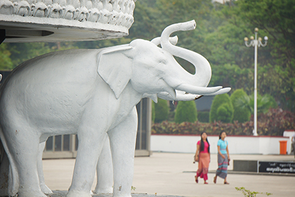 People’s Square and People’s Park, the most popular recreational park with the view of Shwedagon Pagoda