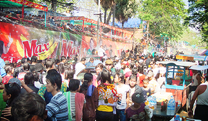 One of the most popular festival in Myanmar, Thingyan