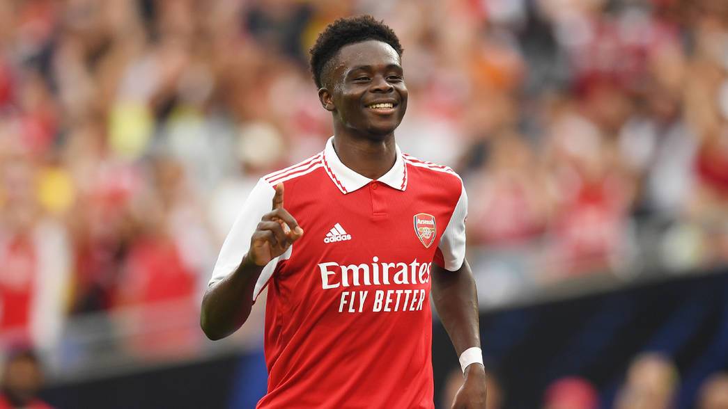Bukayo Saka di Ragukan Tampil Hadapi Manchester City