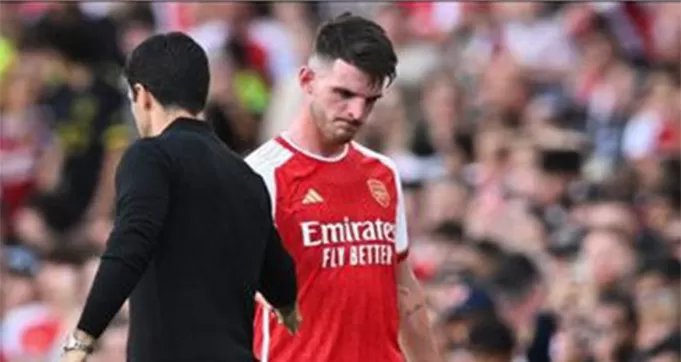 Cedera Declan Rice Coreng Kemenangan Arsenal